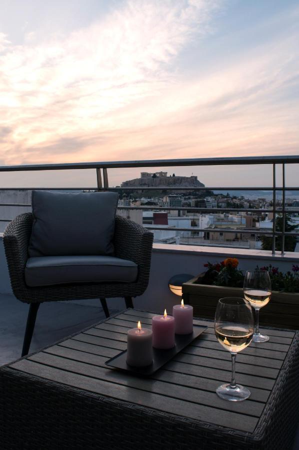 Acropolis View Rooftop Apartment أثينا المظهر الخارجي الصورة